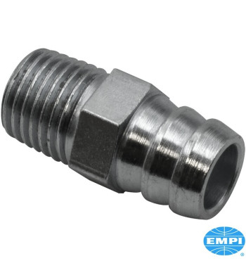 Złączka zamienna do rurki wlewu oleju z odpowietrznikiem, 1/4" NPT do 1/2" złączki węża z zadziorami 8113650508