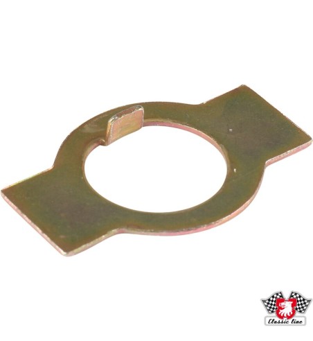 Lock plate, steering knuckle nut