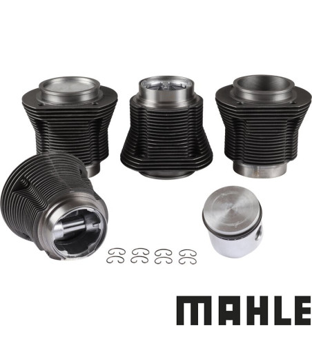 Zestaw tłoka i cylindra, średnica 77,0 mm, skok 69,0 mm, górny 90 mm, dolny 90 mm, MAHLE
