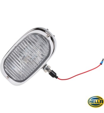 Lampa przeciwmgielna z przezroczystym szkłem, przód, Hella