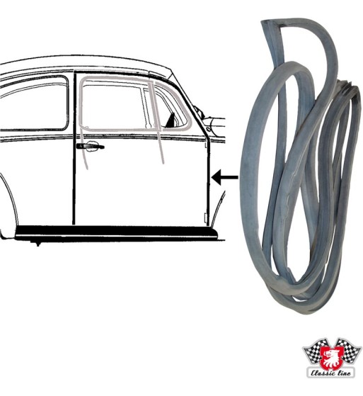Door seal, right
