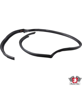 Seal for targa rollbar, front