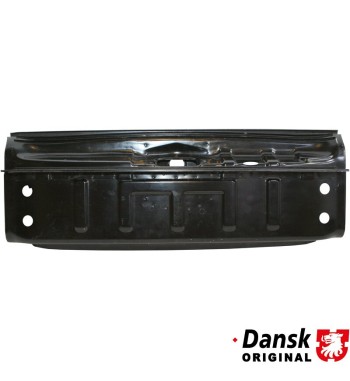 Front cross panel with hole for washer tank