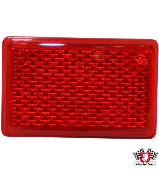 Reflector for bumper without E-mark Reflector for bumper without E-mark