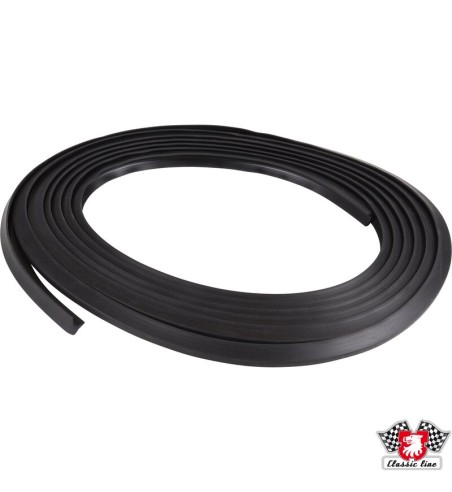 Rubber profile for moulding, black, 5 meter