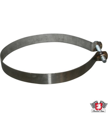 Metalowa opaska wydechu, 641 mm, stal nierdzewna
