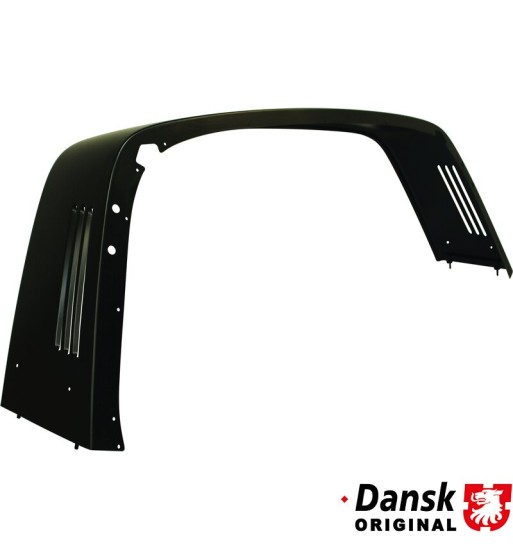 Targa B-pillar cross cover, outer, black primed, with side louvres Targa B-pillar cross cover, outer, black primed, with side louvres