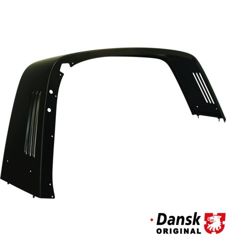 Targa B-pillar cross cover, outer, black primed, with side louvres