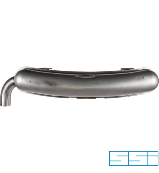 Exhaust rear, Sport, with one Ø70 mm tail pipe. Made of stainless steel. With TüV/EEC approval