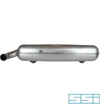 Exhaust rear, Sport, with one Ø70 mm tail pipe. Made of stainless steel. With TüV/EEC approval