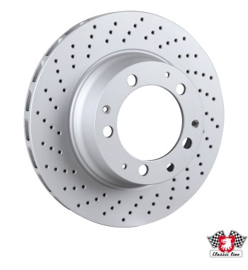 Brake disc, rear, left, 309x28 mm, coated