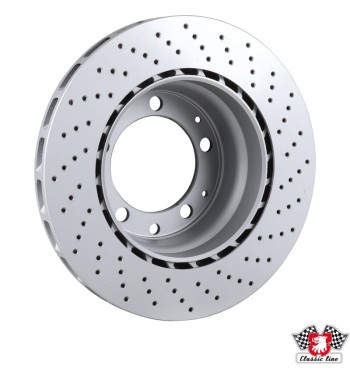Brake disc, rear, left, 309x28 mm, coated
