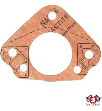 Gasket for carburettor base/air filter housing, upper. Fits SU HS6 carburettor