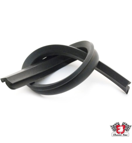 Vent window seal, vertical