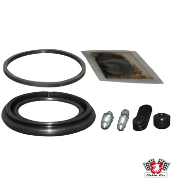 Repair kit for brake caliper, front. For one caliper