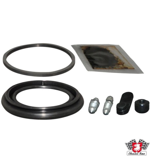 Repair kit for brake caliper, front. For one caliper Repair kit for brake caliper, front. For one caliper