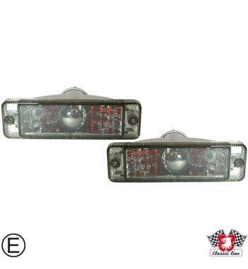 Indicator set, front, smoked, left/right, E-marked