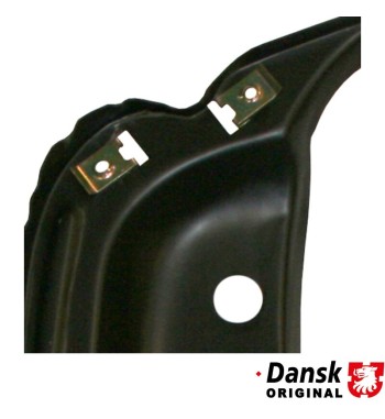 Wing joining plate, left, with clips