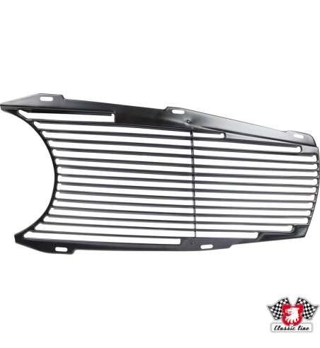 Radiator grille insert, black, left