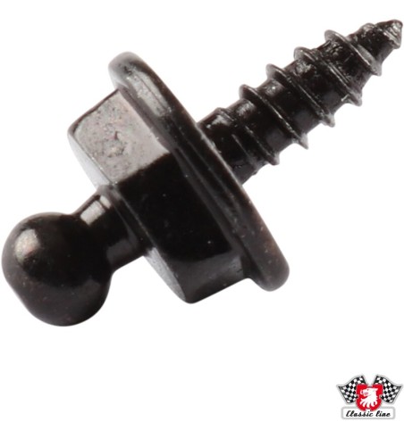 Tenax lower part, black, 4.2x10 mm