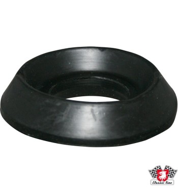 Rubber mount for strut bearing