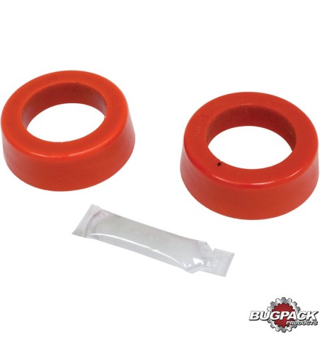 Bushing set for spring plate, smooth, urethane, outer diameter 1 7/8", 2 pieces, Bugpack