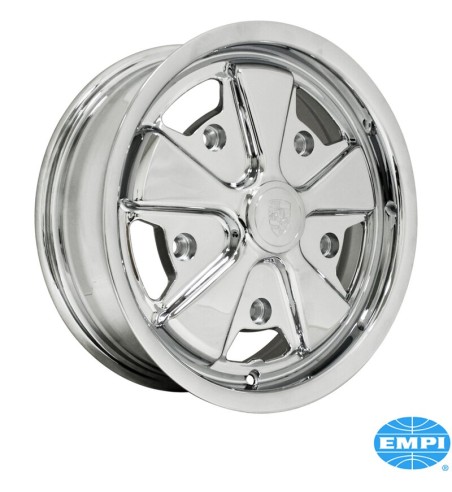 Alu wheel, 911, chrome, 5.5x15", 5x205, 4" back spacing
