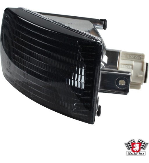 Indicator, front, smoked, left. With USA socket but European socket can fit Indicator, front, smoked, left. With USA socket but European socket can fit