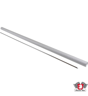 Listwa progowa 9 mm, polerowane aluminium, niemiecka jakość OE 
