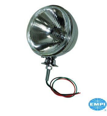 Headlight, 7" round (178 mm), H4, 12V, 55/60W