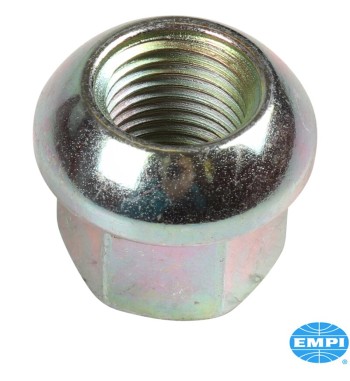 Lug nut, Porsche Style, zinc, M14x1.5 mm, ball seat, bulk