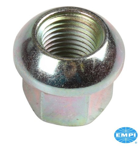 Lug nut, Porsche Style, zinc, M14x1.5 mm, ball seat, bulk