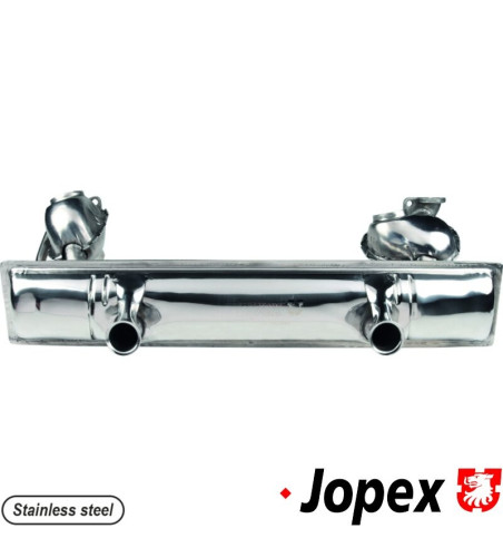 Exhaust rear. Made of stainless steel. With TÜV/EEC approval