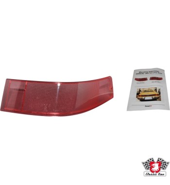 Lens for tail light, red, right, with E-mark