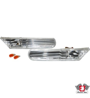 Side marker lamp set, clear, E-marked