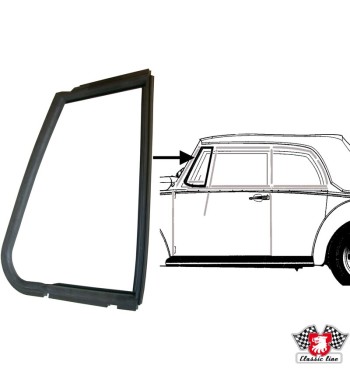 Vent window seal, left