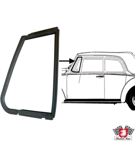 Vent window seal, left