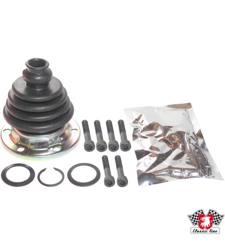 Axle boot set for CV joint