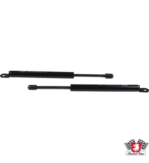 Gas spring set for bonnet, black, 2 pieces Gas spring set for bonnet, black, 2 pieces