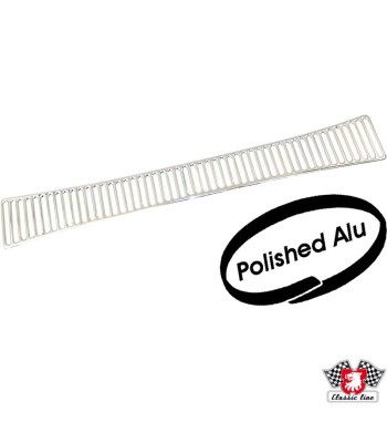 Ventilation grille, polished aluminium, rear