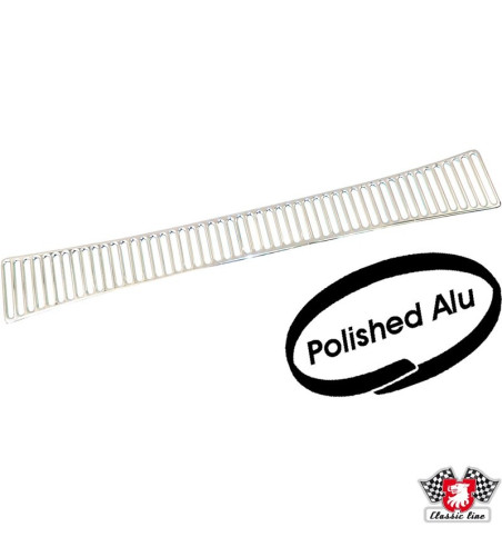 Ventilation grille, polished aluminium, rear