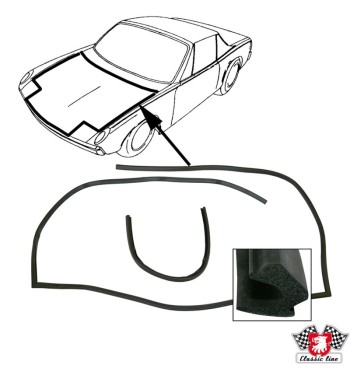 Seal for bonnet