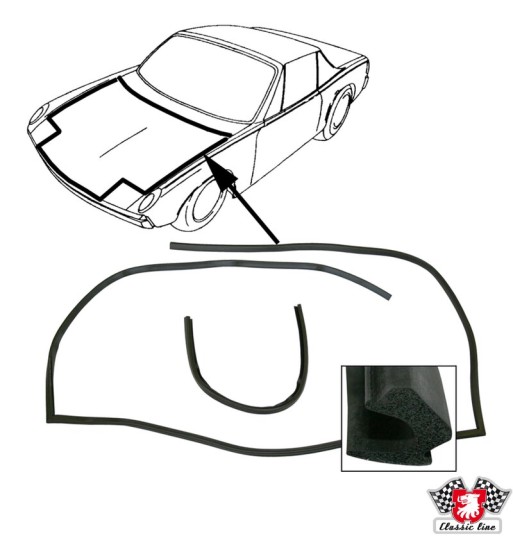 Seal for bonnet Seal for bonnet