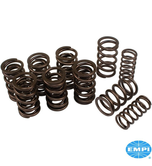 Zestaw sprężyn zaworu, Racing, podwójny, 8 sztuk. Zewnętrzna sprężyna Ø32 mm i wewnętrzna sprężyna Ø23 mm średnicy
Zestaw sprężyn zaworu, Racing, podwójny, 8 sztuk. Zewnętrzna sprężyna Ø32 mm i wewnętrzna sprężyna Ø23 mm średnicy