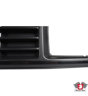 Radiator grille for square headlamps, black