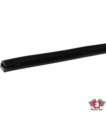 Sealing rail for door window frame, right