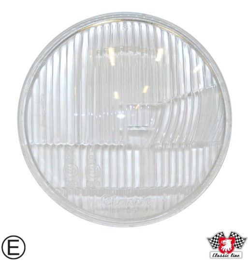 Headlight lens, with E-mark Headlight lens, with E-mark