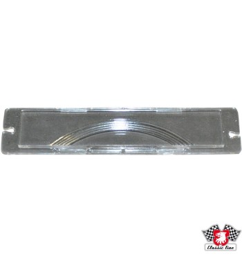 Lens for license plate light