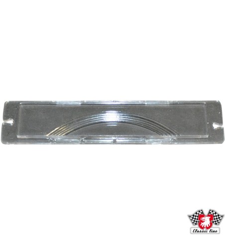 Lens for license plate light