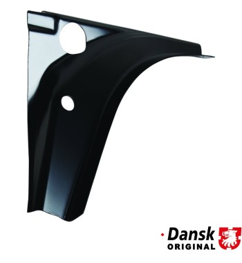 Fuel tank support corner plate, left